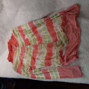 Long Sleeve Two Tone Button Up